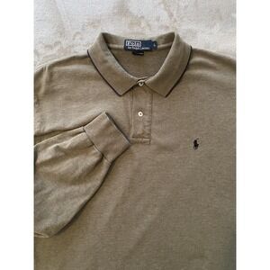 Polo Ralph Lauren Shirt Mens Sz L Sage Green Long Sleeve Cotton Pony Casual‎